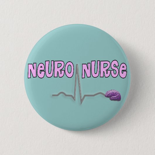 Nerven Krankenschwester-Geschenke Button (Vorderseite)