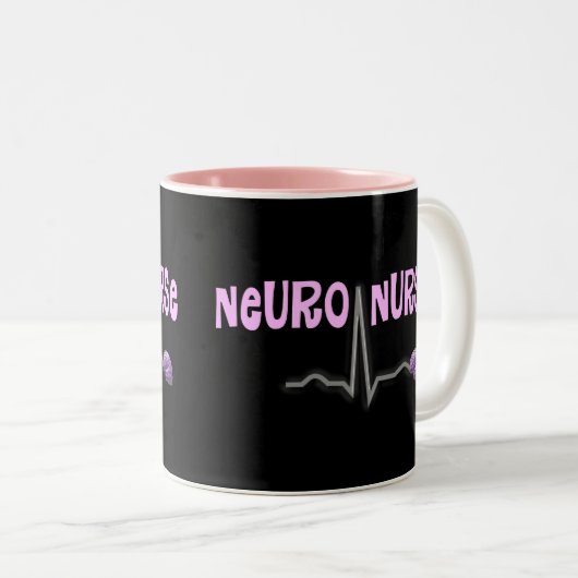 Nerven Krankenschwester-Geschenke Zweifarbige Tasse (VorderseiteRechts)