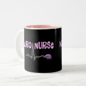 Nerven Krankenschwester-Geschenke Zweifarbige Tasse (Vorderseite Links)
