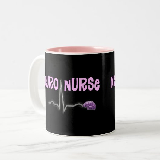 Nerven Krankenschwester-Geschenke Zweifarbige Tasse (Vorderseite Links)
