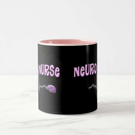 Nerven Krankenschwester-Geschenke Zweifarbige Tasse (Mittel)