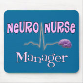Nerven Krankenschwester-Manager-Geschenke Mousepad (Vorne)