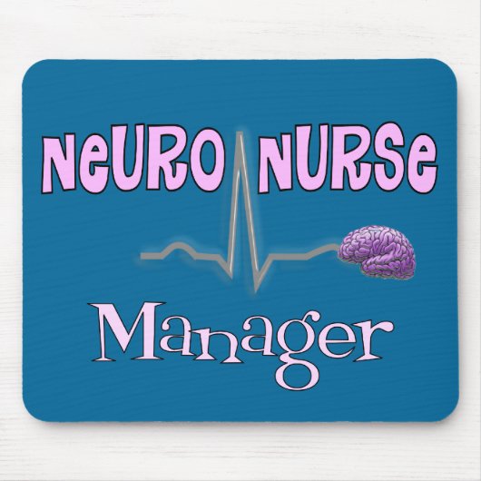 Nerven Krankenschwester-Manager-Geschenke Mousepad (Vorne)