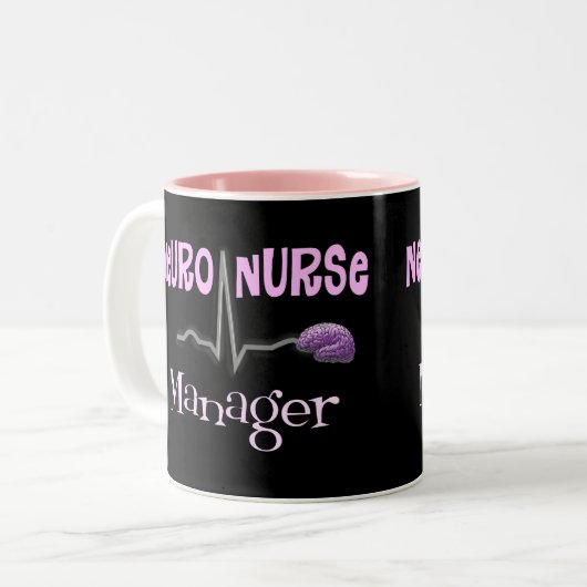 Nerven Krankenschwester-Manager-Geschenke Zweifarbige Tasse (Vorderseite Links)