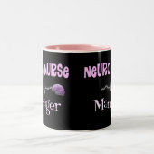 Nerven Krankenschwester-Manager-Geschenke Zweifarbige Tasse (Mittel)