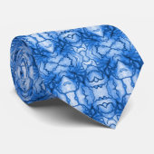 Nerven-Krawatte (im Blau) Krawatte (Gerollt)