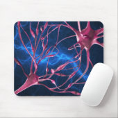 Nerven-Synapsen, Computergrafik. Mousepad (Mit Mouse)