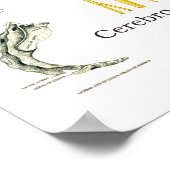 Nerven und Subluxationen Chiropraktisches Poster (Ecke)