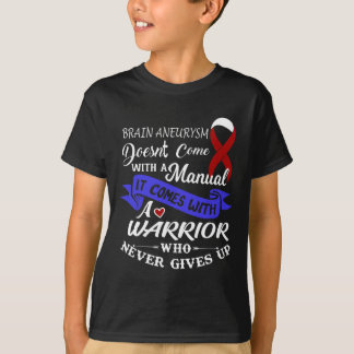 Nervenaneurysma Krieger Gehirnaneurysma Awarenes T-Shirt