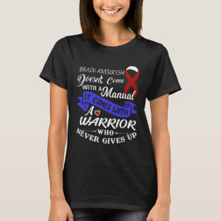 Nervenaneurysma Krieger Gehirnaneurysma Awarenes T-Shirt