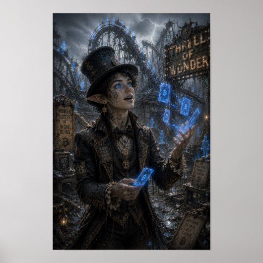 Nervenkitzel / Zauberer / Achterbahn Poster (Vorne)