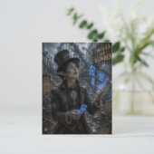 Nervenkitzel / Zauberer / Achterbahn Postkarte (Stehend Vorderseite)