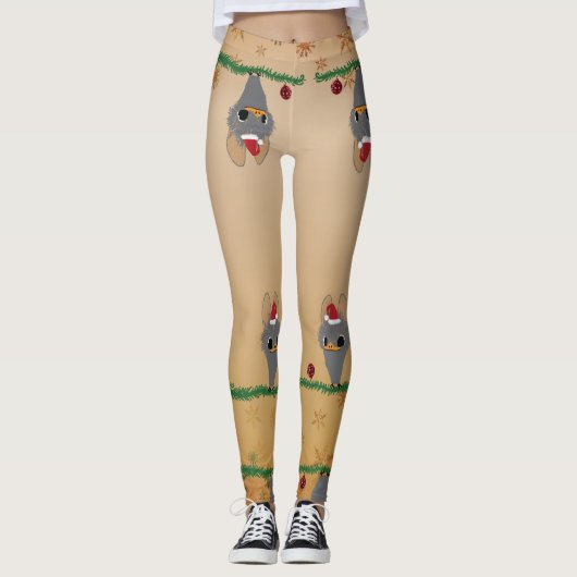 NervenweihnachtsLeggings Leggings (Vorderseite)