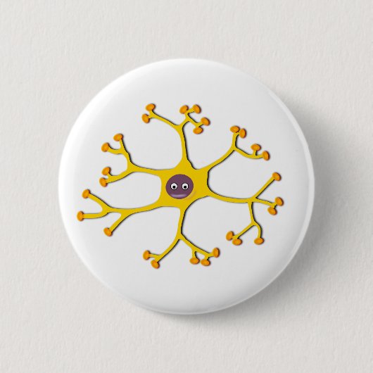 Nervenzelle Neuron Button (Vorderseite)
