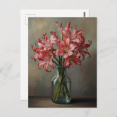 Nervenzellen Blume Postkarte (Vorne/Hinten)