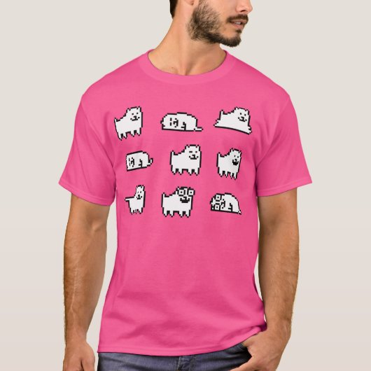 Nerviger Hund Undertale Hq T-Shirt (Vorderseite)