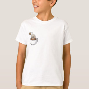 Nervöser Schweiß Teebeutel in Tasse Kinder T-Shirt