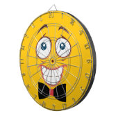 Nervöses Emoji Dartscheibe (Vorderseite rechts)