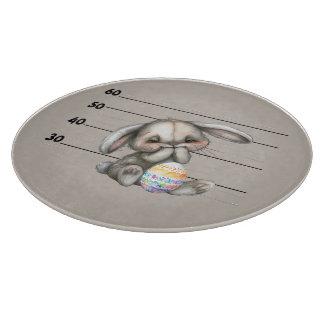 Nervous Bunny Polizeiaufstellung Schneidebrett