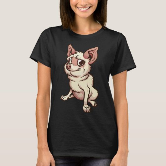 Nervous Chihuahua T-Shirt (Vorderseite)