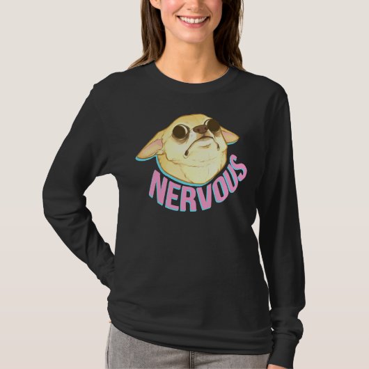 Nervous Chihuahua T-Shirt (Vorderseite)