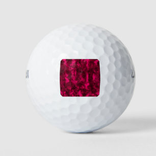 Nervous Energie Grungy Abstrakt Art Himbeere Rust. Golfball