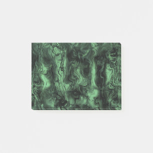 Nervous Energy Grungy Abstrakt Art Green Ash Post-it Klebezettel