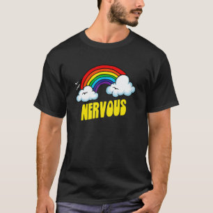 Nervous Niedlich Sarcastic Retro Vintag 80er Jahre T-Shirt