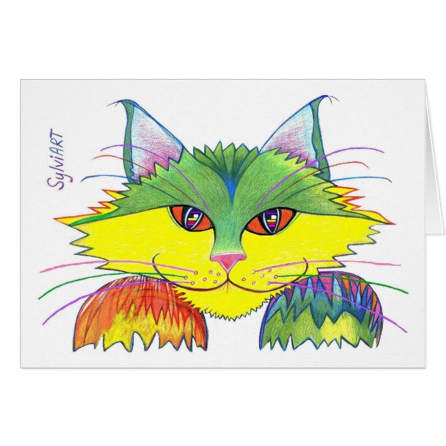 "Nervtötende Katze", Copyright ©2003, SylviART (Vorderseite (Horizontal))