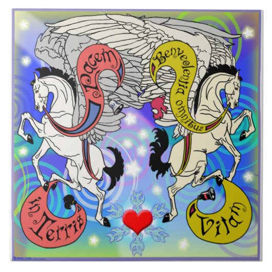 Nerz Holidaze Pegasus Fliese aufrecht (Vorderseite)