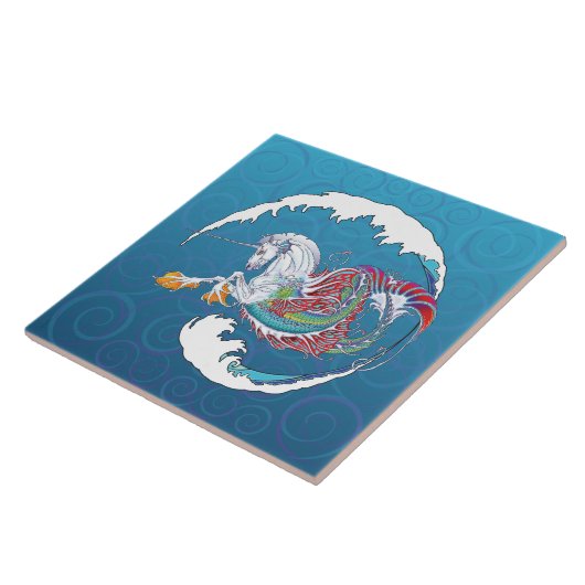 Nerz-Nest 2017 Hippicorn 6" Fliese (Seite)