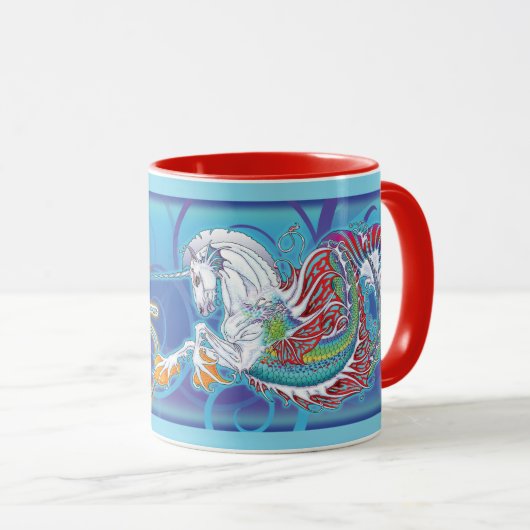Nerz-Tasse 2017 Hippicorn 11 Unze Tasse (VorderseiteRechts)