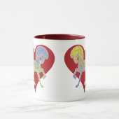 Nerz-Tasse Runequine Herz 2017 11oz Tasse (Zentrum)