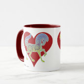 Nerz-Tasse Runequine Herz 2017 11oz Tasse (Vorderseite Links)