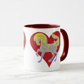 Nerz-Tasse Runequine Herz 2017 11oz Tasse (VorderseiteRechts)