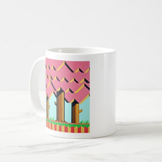 NES - Abenteuer-Insel Kaffeetasse (Vorderseite Links)
