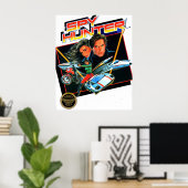NES Spy Hunter Poster (Heimbüro)