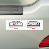 Nesara bumper sticker autoaufkleber (Auf Auto)