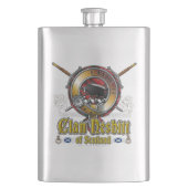 Nesbitt Clan Abzeichen Flachmann (Vorderseite)