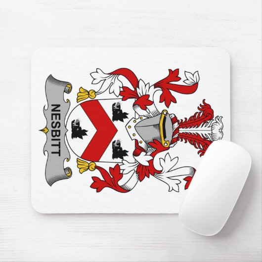 Nesbitt Familienwappen Mousepad (Mit Mouse)