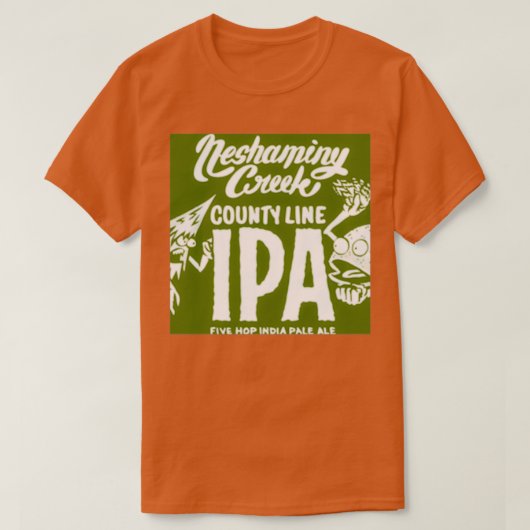 Neshaminy Creek Landkreis Line IPA T-Shirt (Design vorne)