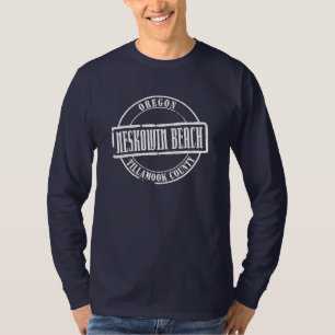 Neskowin Strand-Titel T-Shirt