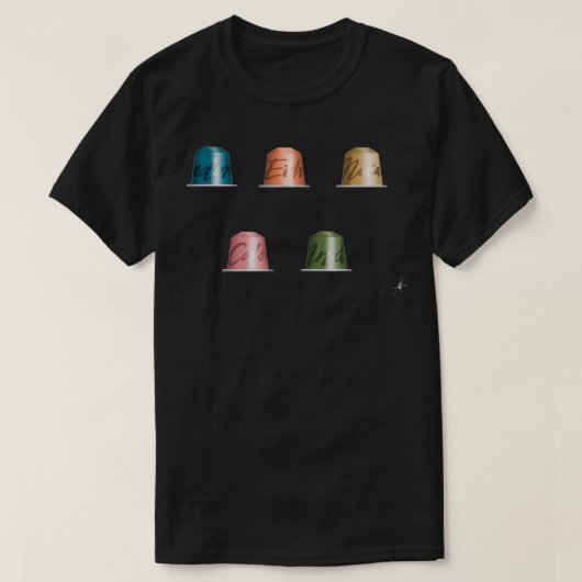 Nespresso Kapseln T-Shirt (Design vorne)