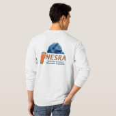 NESRA Longsleeve T - Shirt - Logo mit Geschöpf (Schwarz voll)