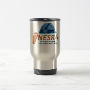 NESRA rostfreier Stahl-Reise-Tasse - Logo/Geschöp Reisebecher