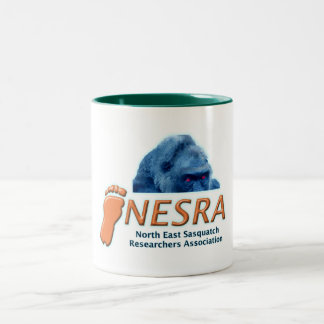 NESRA Zwei-Ton Keramik-Kaffee-Tasse - Weiß/Grün Zweifarbige Tasse