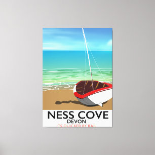 Ness Cover Devon Vintage-Reiseplakat Leinwanddruck