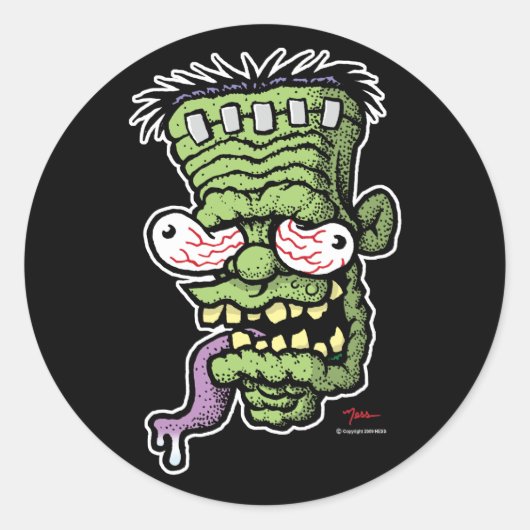 Ness-stein 00 runder aufkleber (Vorderseite)