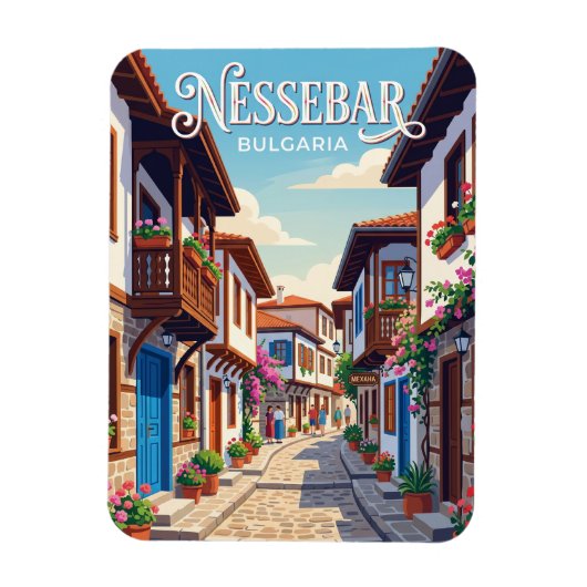 Nessebar Bulgarien Magnet (Vertikal)