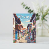Nessebar Bulgarien Postkarte (Stehend Vorderseite)